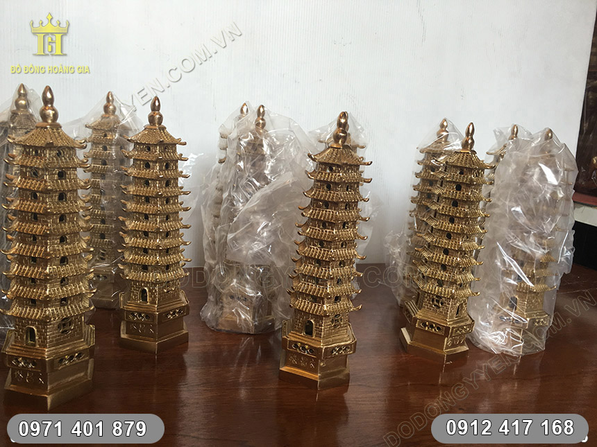 địa chỉ b&aacute;n th&aacute;p văn xương phong thủy bằng đồng